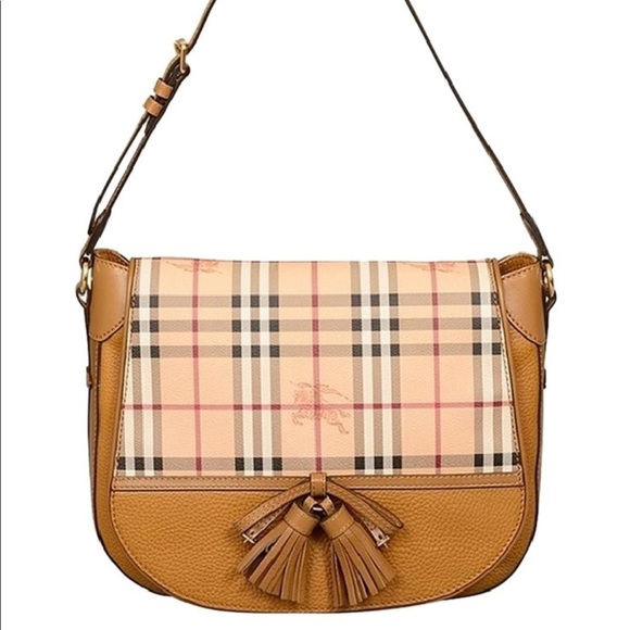 $995 burberry maydown haymarket hobo camel check - Picture 3 of 8
